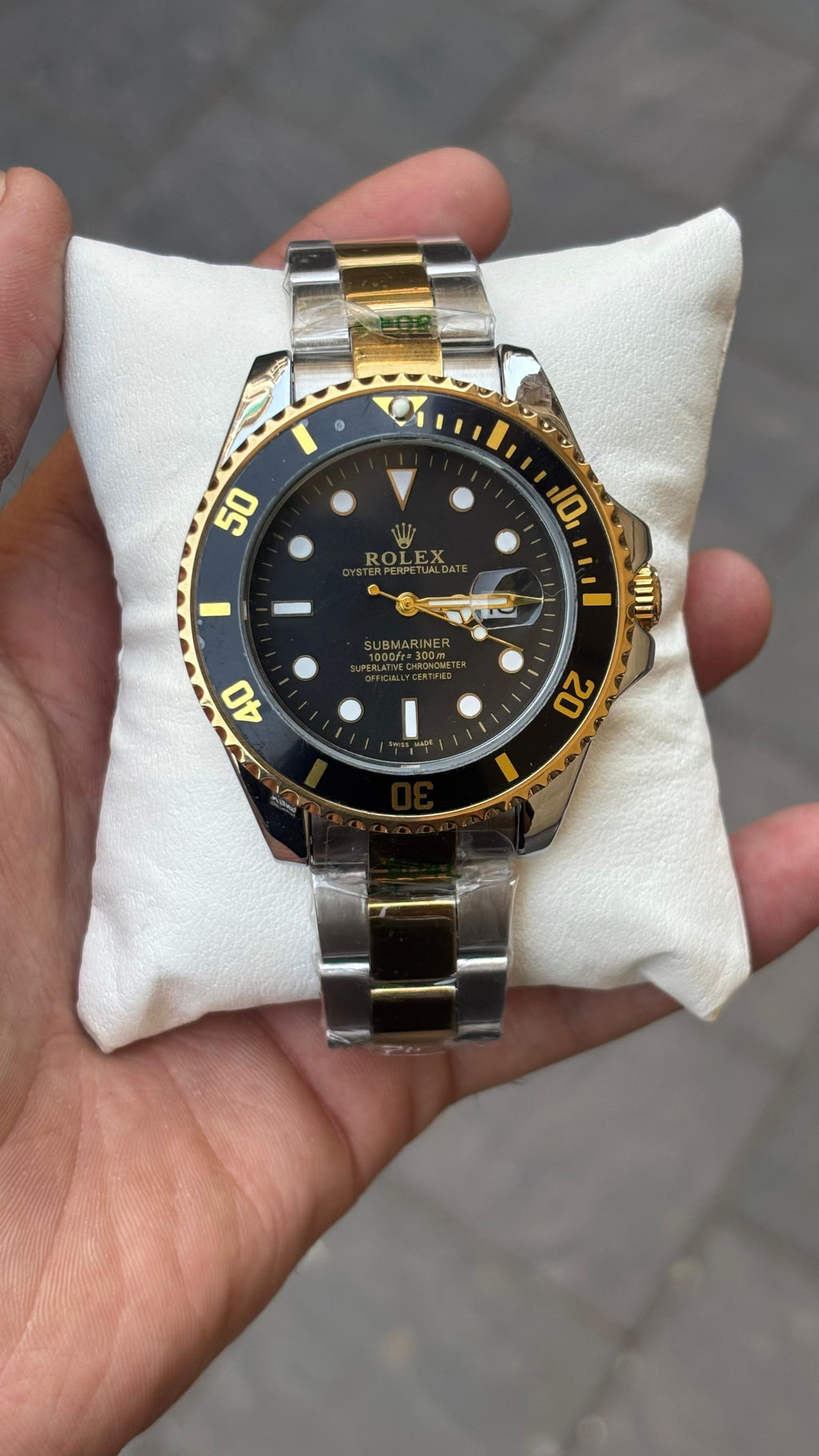 Ro.lex Submariner Analog Black Dial Men's Watch