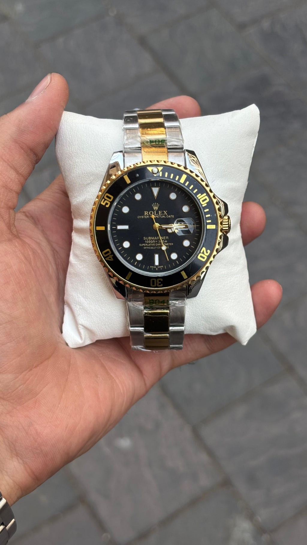 Ro.lex Submariner Analog Black Dial Men's Watch