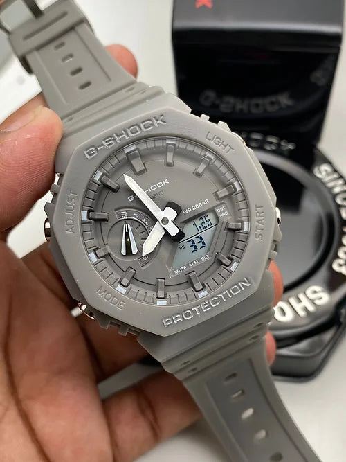 Casio G-Shock Grey Dial Mudmaster Analog Digital (G580) Men's Watch
